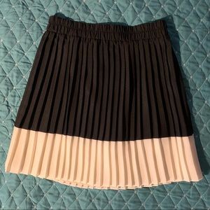 Black Pleated Skirt